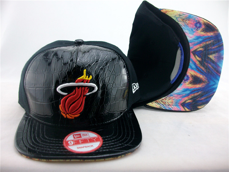 NBA Miami Heat NE Snapback Hat #231
